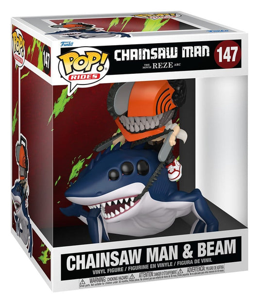 Chainsaw Man POP! Rides Deluxe Vinyl Figure CSM & Beam 15 cm 0889698932806