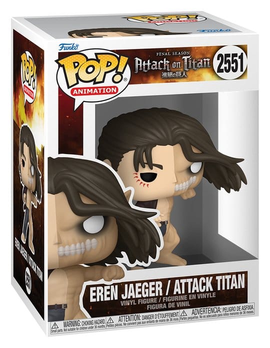 Attack on Titan POP! Animation Vinyl Figure Split- Attack Titan 9 cm 0889698932868