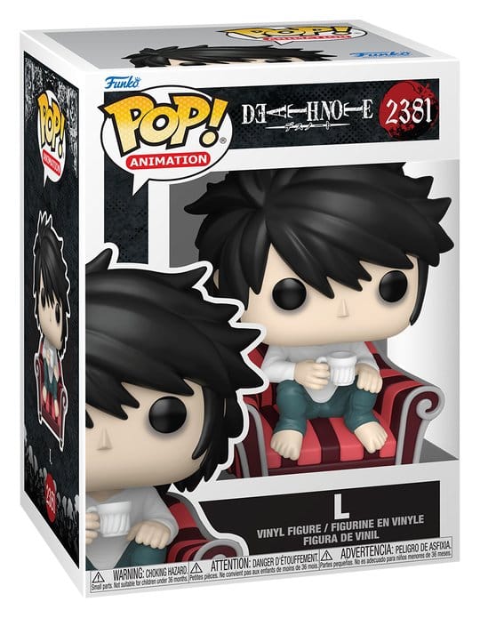Death Note POP! Animation Vinyl Figure L 9 cm 0889698932912