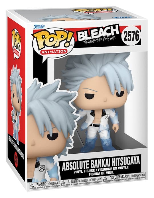 Bleach: Thousand-Year Blood War POP! Animation Vinyl Figure Hitsugaya 9 cm 0889698933209