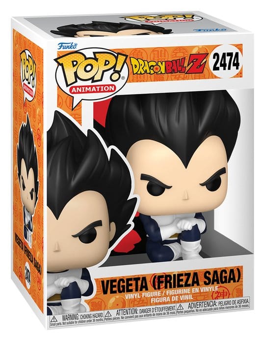 Dragon Ball Z POP! Animation Vinyl Figure Vegeta (Refresh) 9 cm 0889698933285
