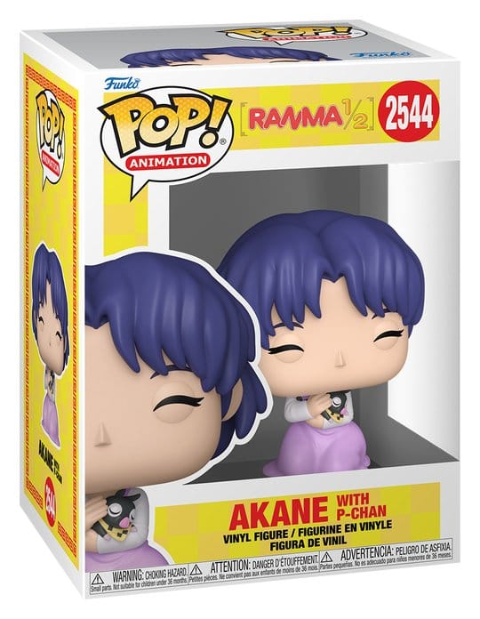 Ranma 1/2 POP! Animation Vinyl Figure Akane & P-Chan 9 cm 0889698933292