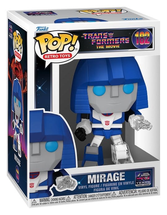 Transformers POP! Retro Toys Vinyl Figure Mirage 9 cm 0889698933490