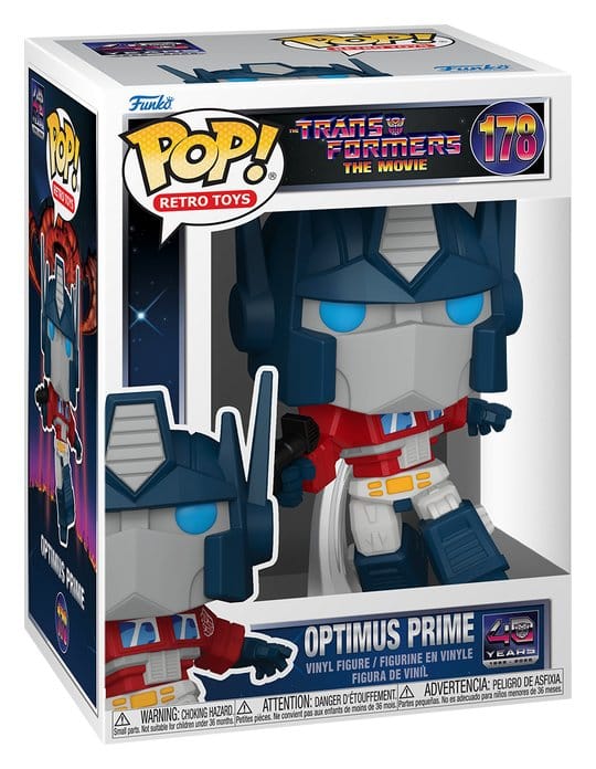 Transformers POP! Retro Toys Vinyl Figure Optimus Prime 9 cm 0889698933506