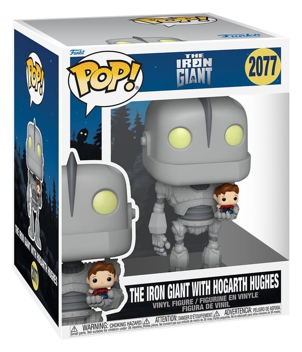The Iron Giant Super Sized POP! Animation Vinyl Figure Iron Giant w/Hogarth 15 cm 0889698933759