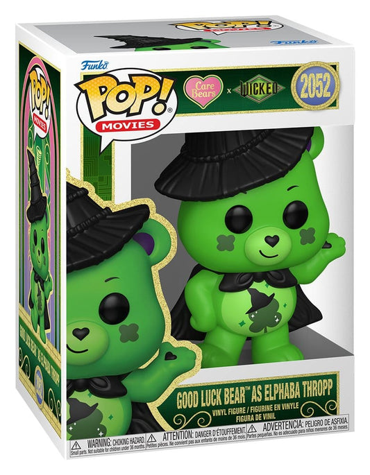 Wicked x Care Bears POP! Vinyl Figure Good Luck Bear as Elphaba 9 cm  0889698933858