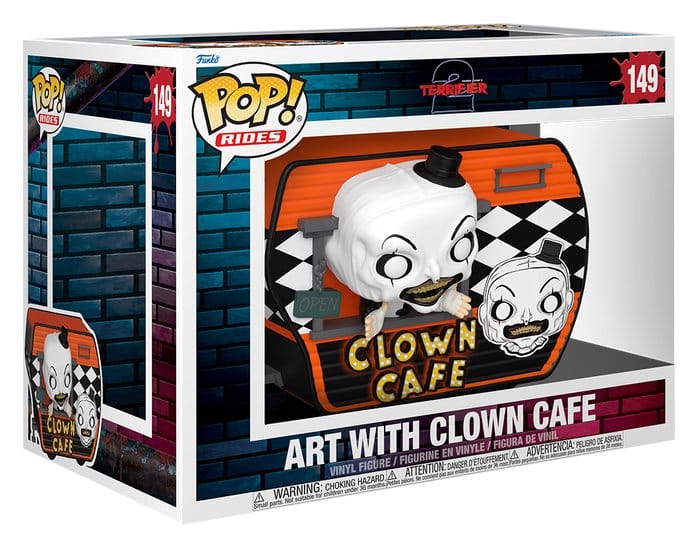 Terrifier POP! Rides Super Deluxe Vinyl Figure Café with Art 15 cm 0889698934015