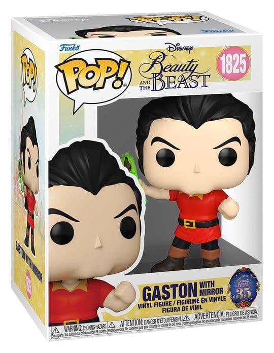 Beauty and the Beast POP! Disney Vinyl Figure Gaston w/Mirror 9 cm 0889698934572