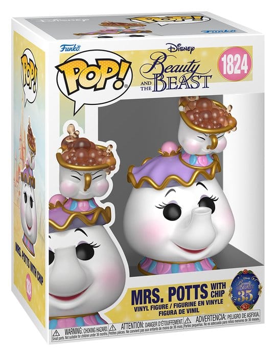 Beauty and the Beast POP! Disney Vinyl Figure Mrs. Potts w/Chip 9 cm 0889698934589