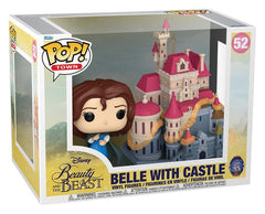 Beauty and the Beast POP! Town Vinyl Figures Belle with Castle 9 cm 0889698934626