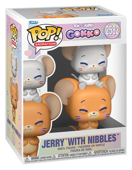 Tom & Jerry Gokko POP! Animation Vinyl Figure Jerry 9 cm 0889698934633