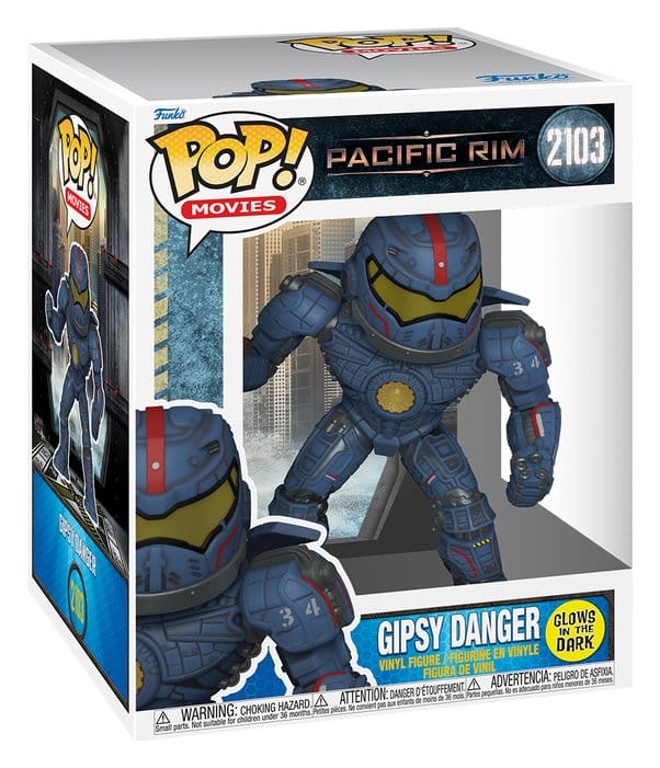 Pacific Rim Super Sized POP! Vinyl Figure Gipsy Danger (Glow) 15 cm 0889698934701