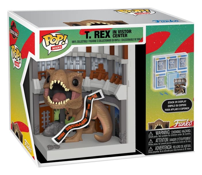 Jurassic Park POP! Nooks Vinyl Diorama Visitor's Center 16 cm 0889698934879