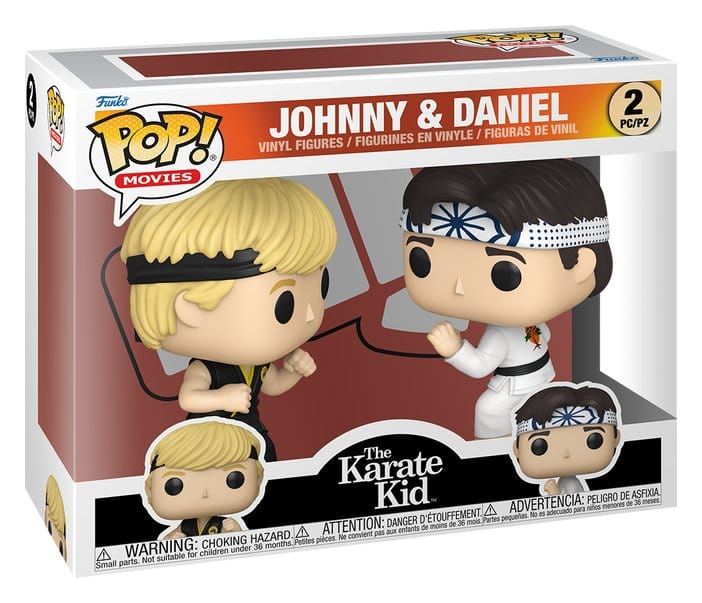 Karate Kid POP! Movies Vinyl Figures 2-Pack Johnny & Daniel 9 cm 0889698934909