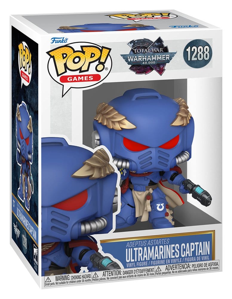 Warhammer 40,000 POP! Games Vinyl Figure Ultramarines Captain 9 cm 0889698935128