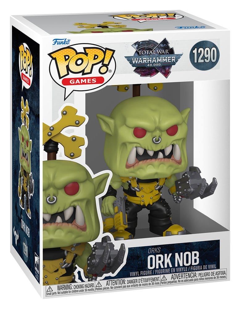 Warhammer 40,000 POP! Games Vinyl Figure Ork Nob 9 cm 0889698935142