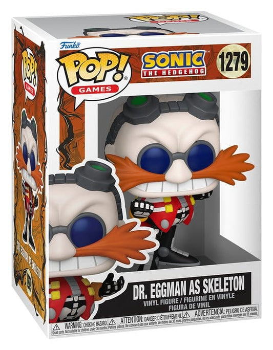 Sonic the Hedgehog POP! Games Vinyl Figure Skeleton Robotnik 9 cm 0889698935296
