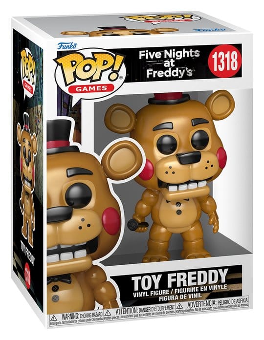 Five Nights at Freddy's POP! Games Vinyl Figure Toy Freddy(office pose) 9 cm 0889698935326