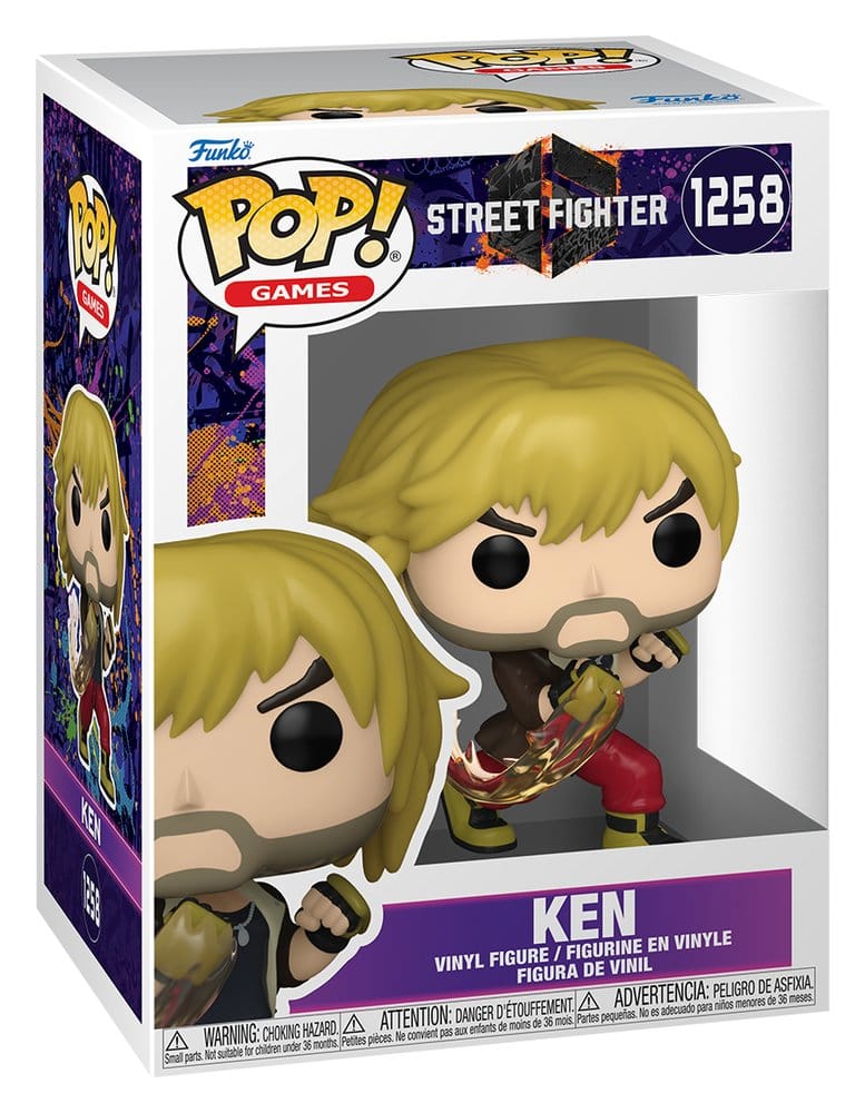 Street Fighter 6 POP! Games Vinyl Figure Ken 9 cm 0889698935401