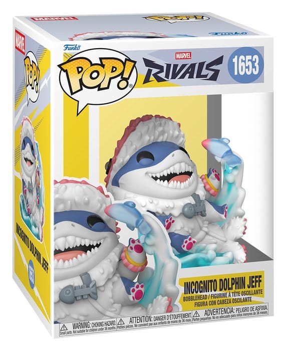 Marvel Rivals POP! Games Vinyl Figure Jeff (Incognito Dolphin) 9 cm 0889698935449