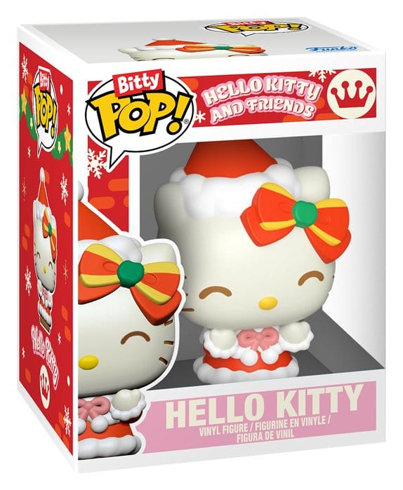 Hello Kitty Bitty POP! Towns Vinyl Figure Holiday- Merry Market 0889698935555