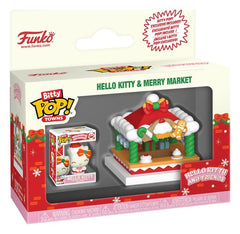 Hello Kitty Bitty POP! Towns Vinyl Figure Holiday- Merry Market 0889698935555
