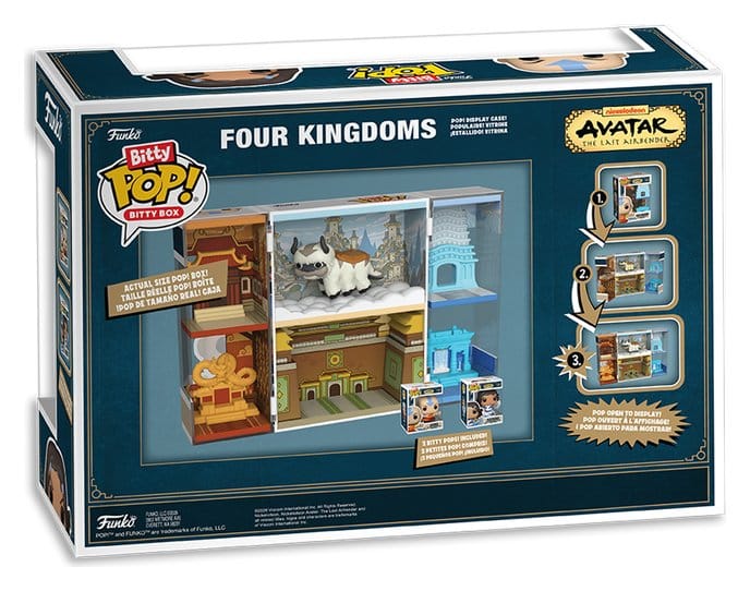 Avatar: The Last Airbender Bitty POP! Bitty Box Display with 2 Vinyl Figures Kingdoms 0889698935623