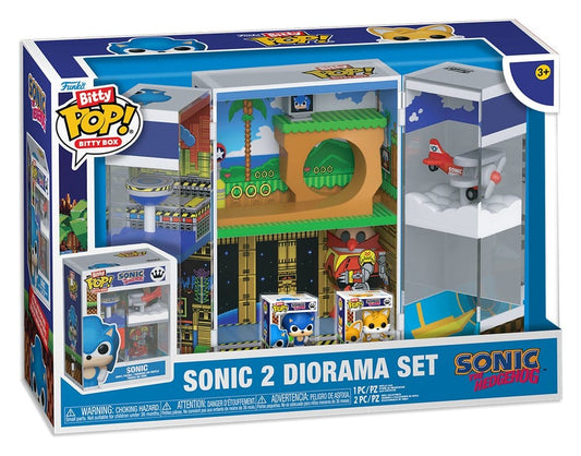 Sonic 2 Bitty POP! Boxes Vinyl Figure Diorama Set 0889698935630