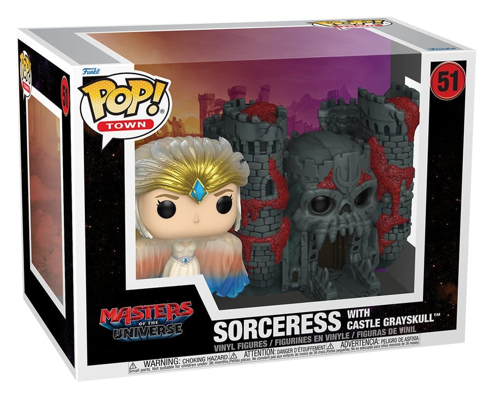 Masters of the Universe (2026) POP! Town Vinyl Figure Sorceress w/Castle Grayskull 9 cm 0889698936323