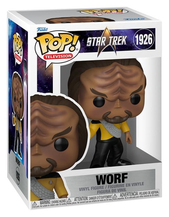 Star Trek TNG POP! Television Vinyl Figure Worf 9 cm 0889698936330