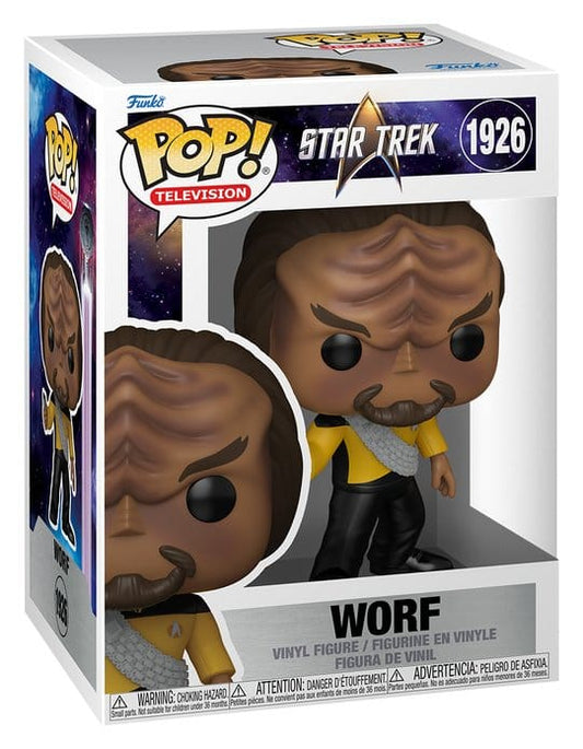 Star Trek TNG POP! Television Vinyl Figure Worf 9 cm 0889698936330