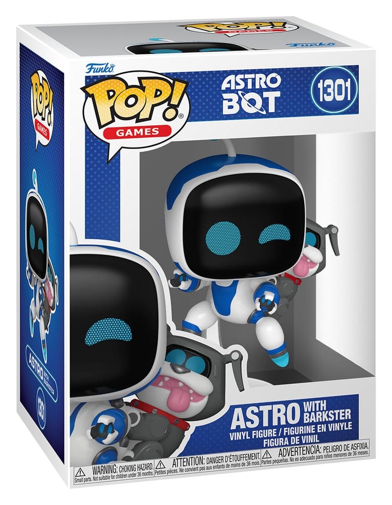 Astro Bot POP! Games Vinyl Figure Astro with Barkster 9 cm 0889698936712
