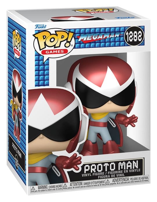 Mega Man POP! Games Vinyl Figure Proto Man 9 cm 0889698936774