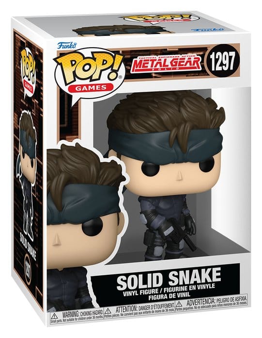 Metal Gear Solid POP! Games Vinyl Figure Solid Snake 9 cm 0889698936842