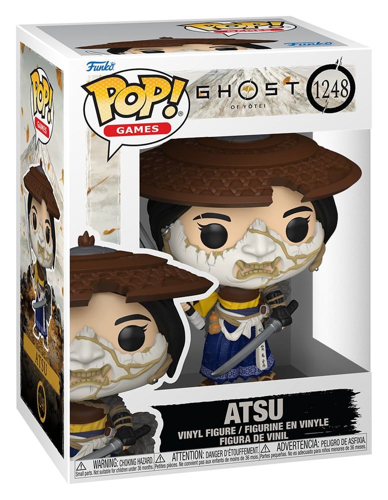 Ghost of Yotei POP! Games Vinyl Figur Atsu 9 cmGhost of Yotei POP! Games Vinyl Figure Atsu 9 cmGhost of Yotei POP! Games Vinyl figurine Atsu 9 cmGhost of Yotei POP! Games Vinyl Figura Atsu 9 cm 0889698936897
