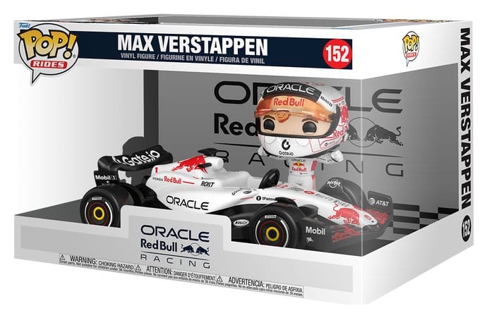 Formel 1 POP! Rides Super Deluxe Vinyl Figure Verstappen (White) 15 cm 0889698936989
