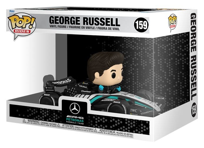 Formula 1 POP! Rides Super Deluxe Vinyl Figure Mercedes Benz - George Russell 15 cm 0889698937122