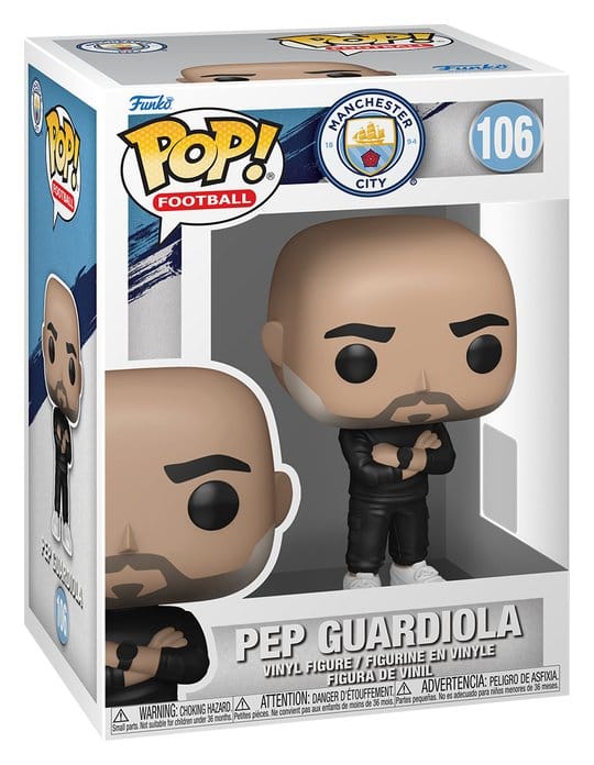 Manchester City F.C. POP! Football Vinyl Figure Pep Guardiola 9 cm 0889698937245