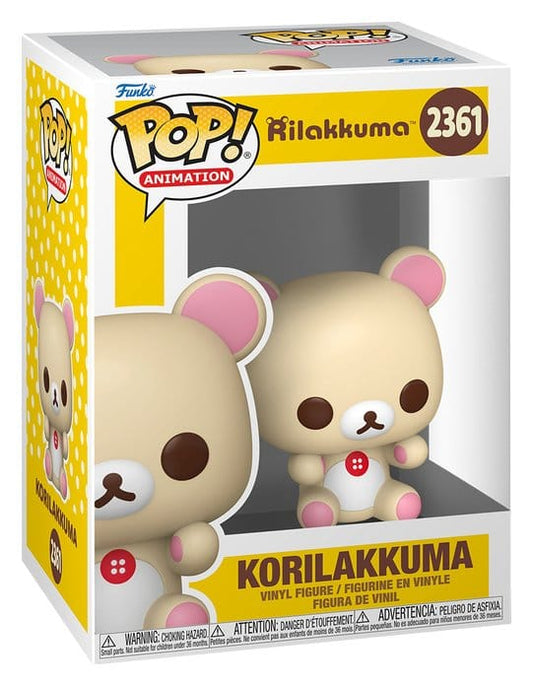Rilakkuma POP! Animation Vinyl Figure Korilakkuma 9 cm 0889698938778