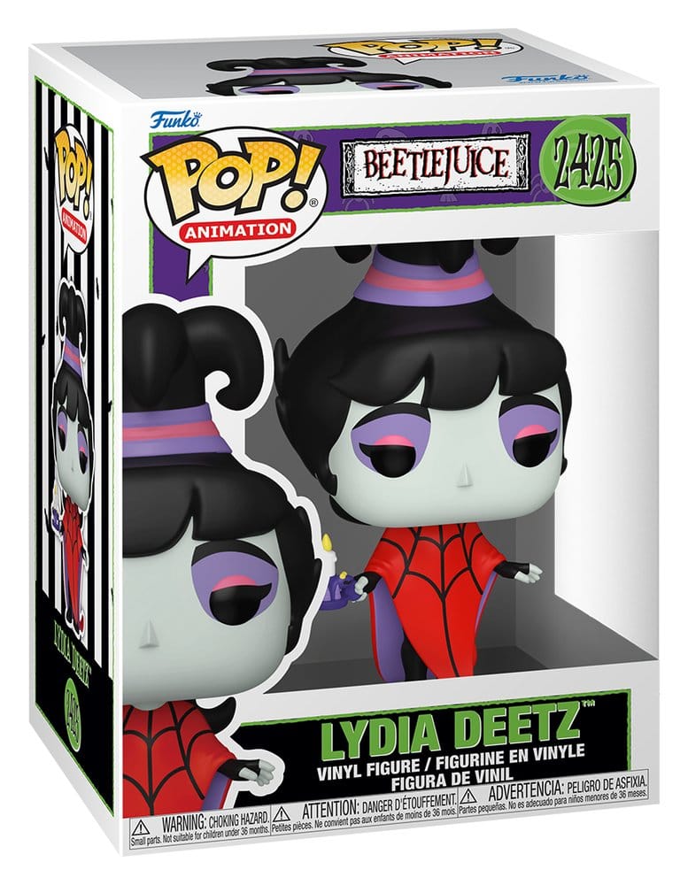 Beetlejuice (Animated) POP! Animation Vinyl Figure Lydia Deetz 9 cm 0889698938983