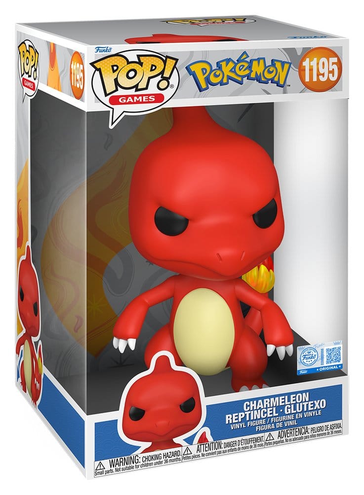 Pokémon Super Sized Jumbo POP! Vinyl Figur Charmeleon 25 cm Pokémon Super Sized Jumbo POP! Vinyl Figure Charmeleon 25 cm Pokémon Super Sized Jumbo POP! Vinyl figurine Charmeleon 25 cm Pokémon Figura Super Sized Jumbo POP! Vinyl Charmeleon 25 cm  0889698939959