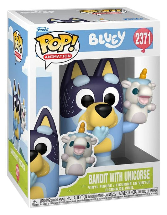 Bluey POP! Games Vinyl Figure Bandit w/Unicourse 9 cm 0889698940535