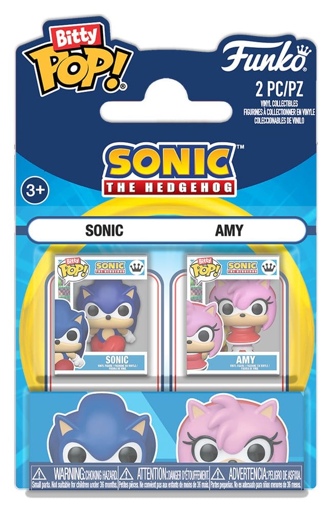 Sonic the Hedgehog Bitty POP! Vinyl Figure 2-Pack Sonic & Amy Rose 2 cm 0889698940825