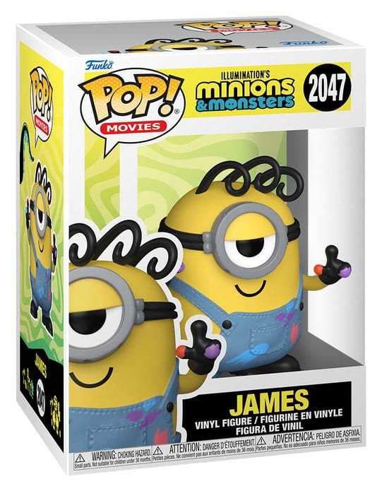 Minions 3 POP! Rocks Vinyl Figure James 9 cm 0889698940917