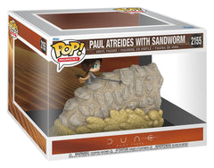 Dune: Part Three POP! Moment Vinyl Figures Paul Atreides with Sandworm 9 cm 0889698941655