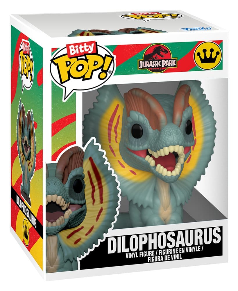 Jurassic Park Bitty POP! Vinyl Figure 2-Pack Tyrannosaurus Fossil & Dilophosaurus 2 cm 0889698941983