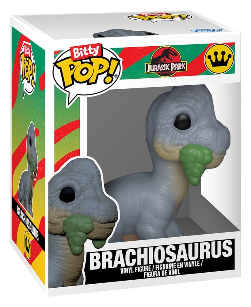 Jurassic Park Bitty POP! Vinyl Figure 2-Pack Velociraptor & Brachiosaurus 2 cm 0889698941990