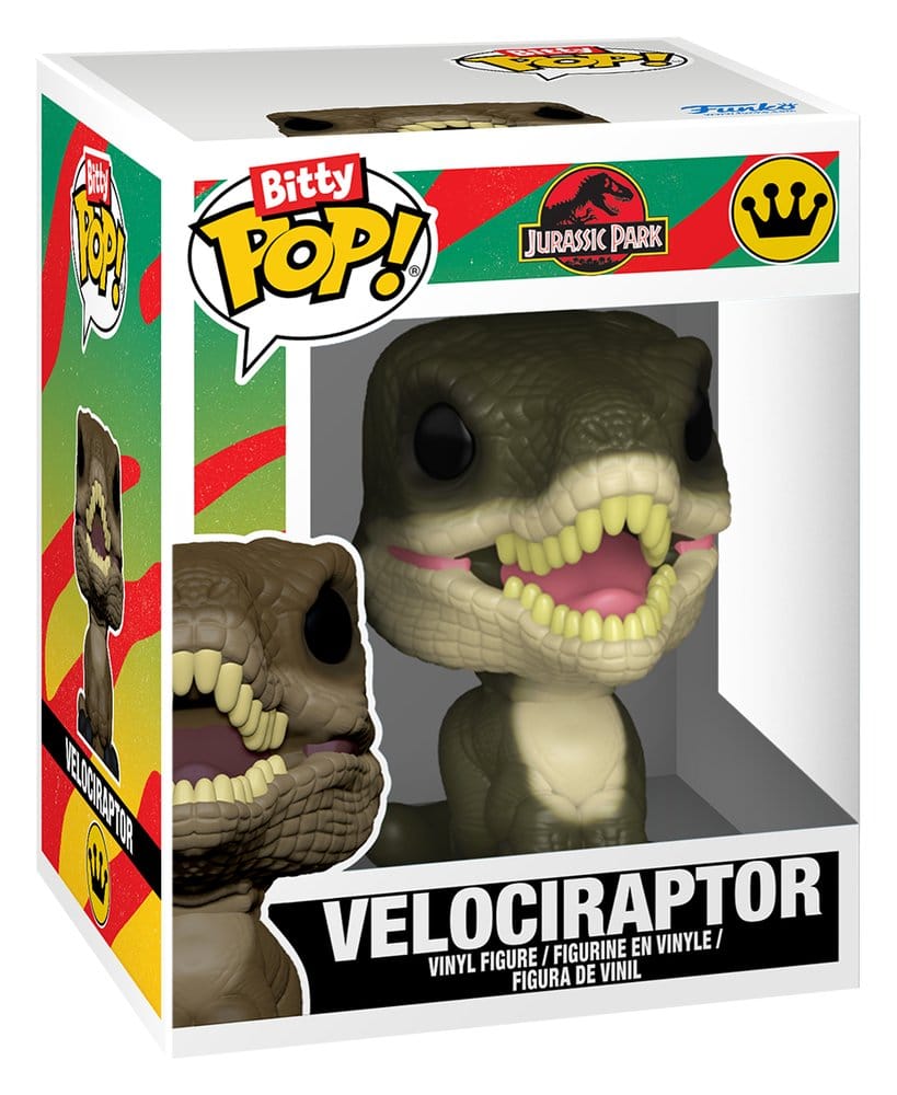 Jurassic Park Bitty POP! Vinyl Figure 2-Pack Velociraptor & Brachiosaurus 2 cm 0889698941990