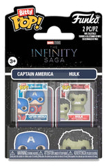 Marvel IS Bitty POP! Vinyl Figures 2-Pack Cap & Hulk 2 cm 0889698942140