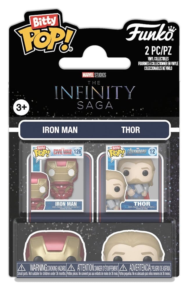 Marvel IS Bitty POP! Vinyl Figures 2-Pack IM & Thor 2 cm 0889698942157